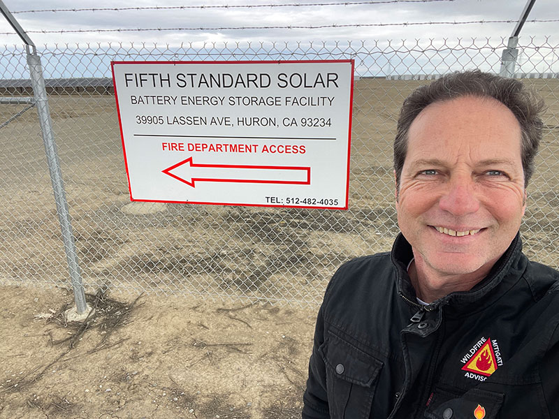 Stuart Mitchell at RWE Solar Facility - Fresno CA